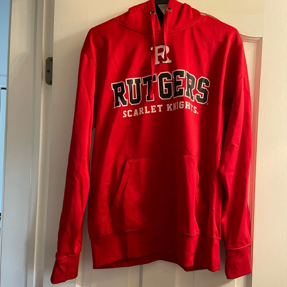 Red Rutgers Scarlet Knights Hooded Sweatshirt